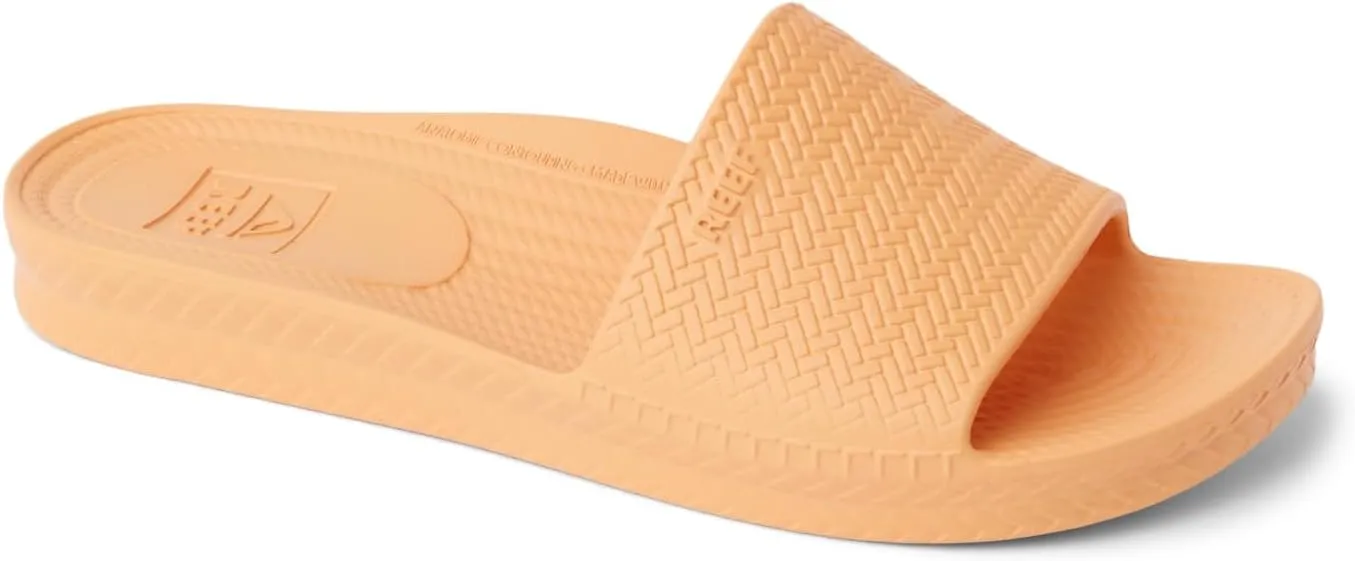 Reef Women's Water Scout Slide Sandal, Apricot, 7