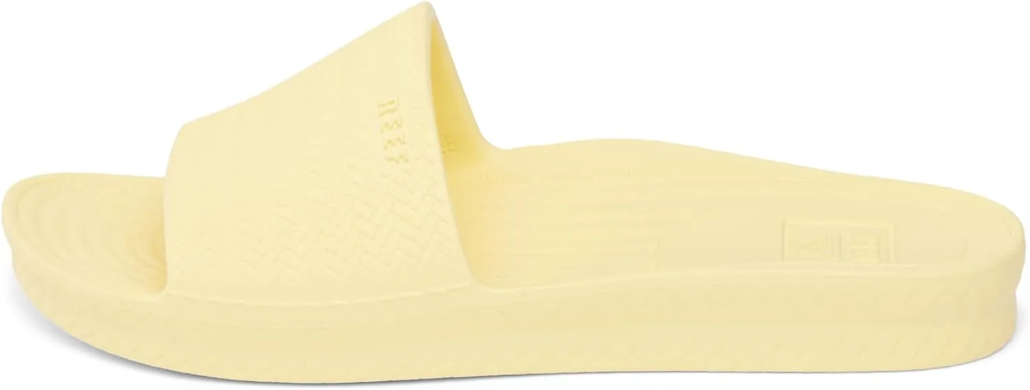 Reef Women's Water Scout Slide Sandal, Pale Banana, 8