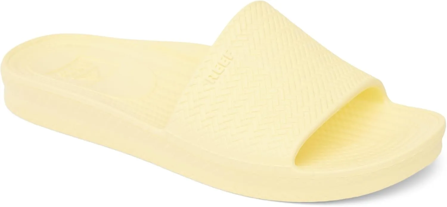 Reef Women's Water Scout Slide Sandal, Pale Banana, 8