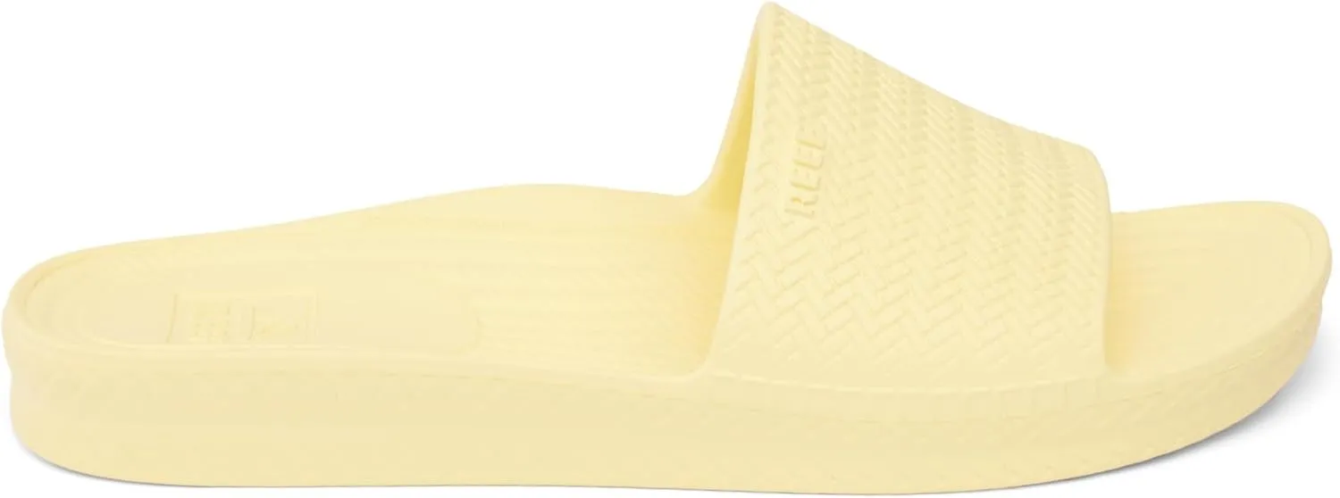 Reef Women's Water Scout Slide Sandal, Pale Banana, 8