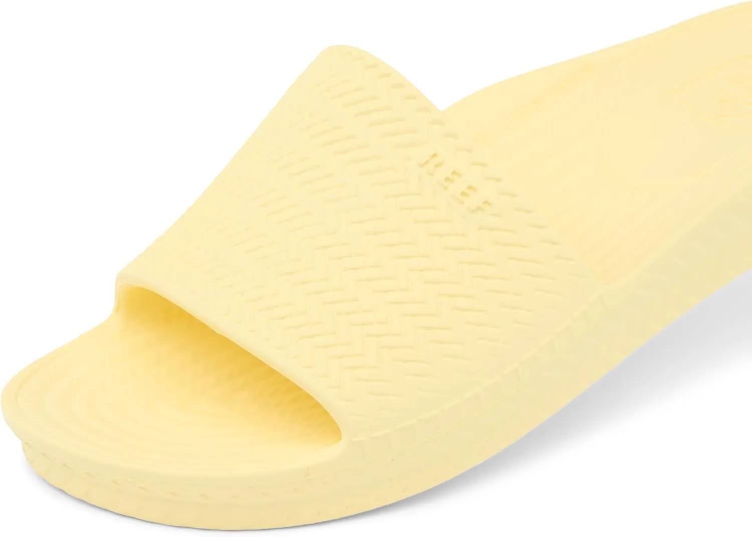 Reef Women's Water Scout Slide Sandal, Pale Banana, 8