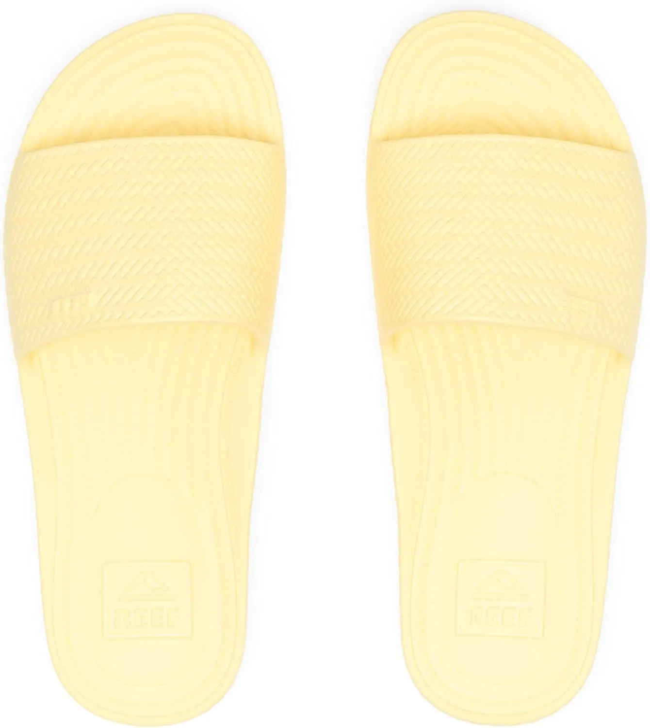 Reef Women's Water Scout Slide Sandal, Pale Banana, 8