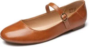 Rekayla Mary Jane Flats Shoes Women Dressy Comfortable Round Toe Slip on Ballet Flat