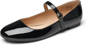 Rekayla Mary Jane Flats Shoes Women Dressy Comfortable Round Toe Slip on Ballet Flat
