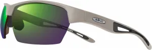 Revo Sunglasses Jett: Polarized Lens with Semi-Rimless Rectangle Wrap Frame
