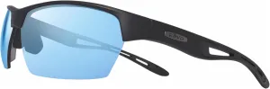 Revo Sunglasses Jett: Polarized Lens with Semi-Rimless Rectangle Wrap Frame