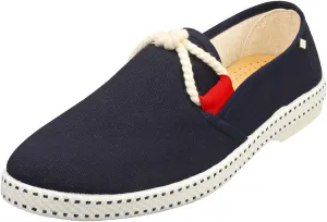 Rivieras Abordage Mens Espadrille Shoes in Navy