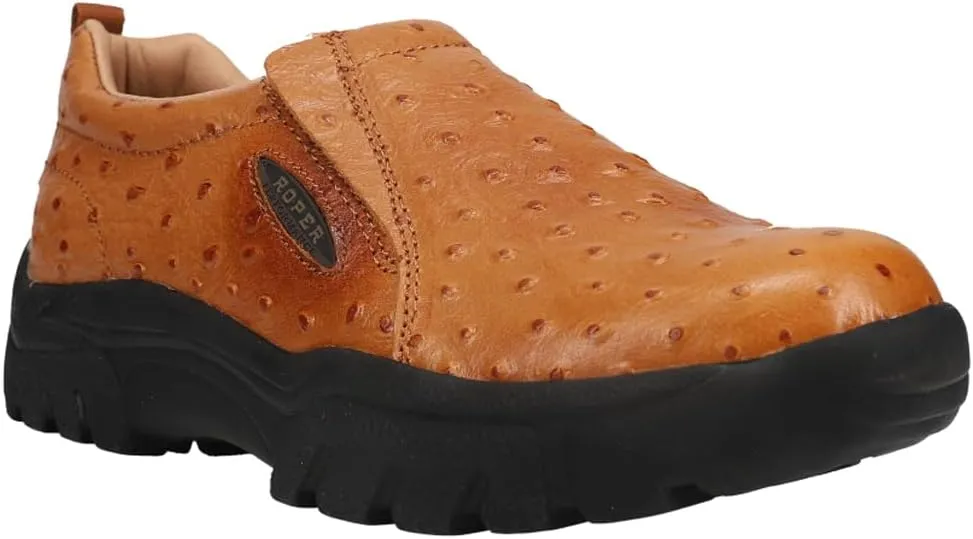 ROPER Mens Performance Slip On Work Safety Shoes Casual - Brown