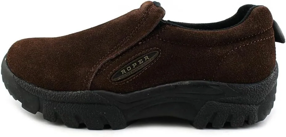 ROPER Mens Performance Slip On Work Safety Shoes Casual - Brown