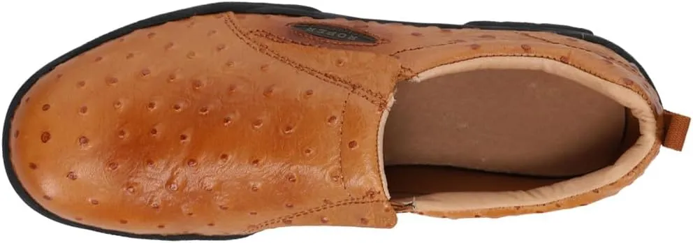 ROPER Mens Performance Slip On Work Safety Shoes Casual - Brown