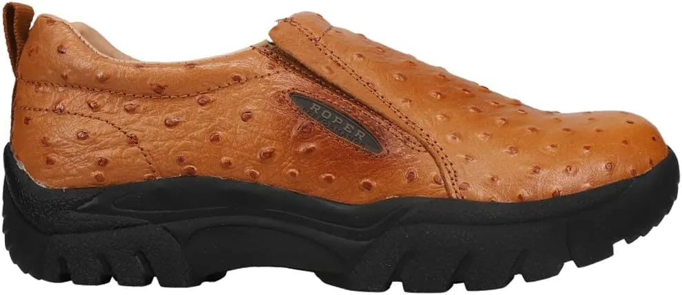 ROPER Mens Performance Slip On Work Safety Shoes Casual - Brown