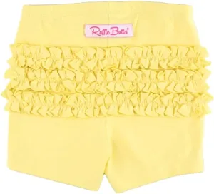 RuffleButts® Girls Pull-On Knit Ruffle Shorts