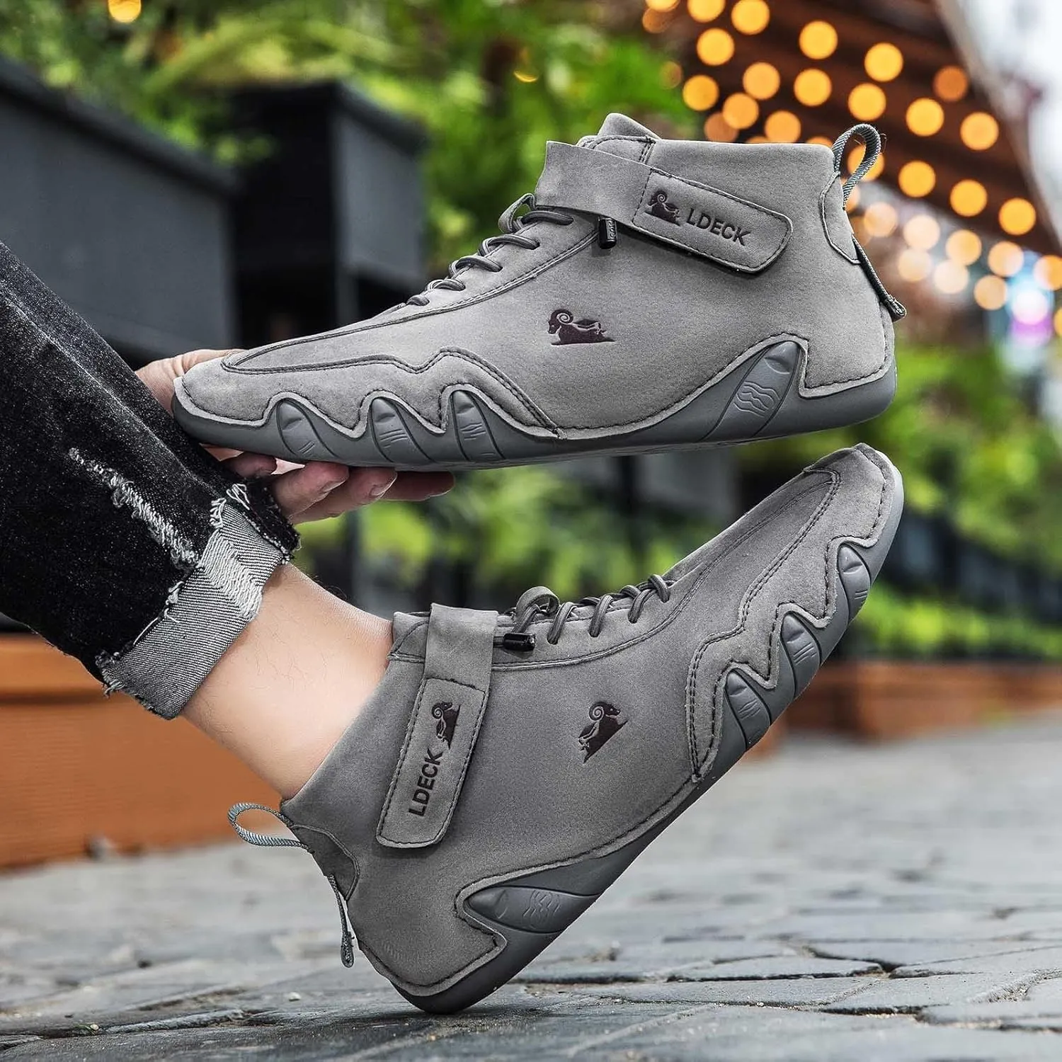 Running Shoes for Men Soft Cushions Athletic Comfortable Mountaineering Traveling Breathable Men's Sneaker