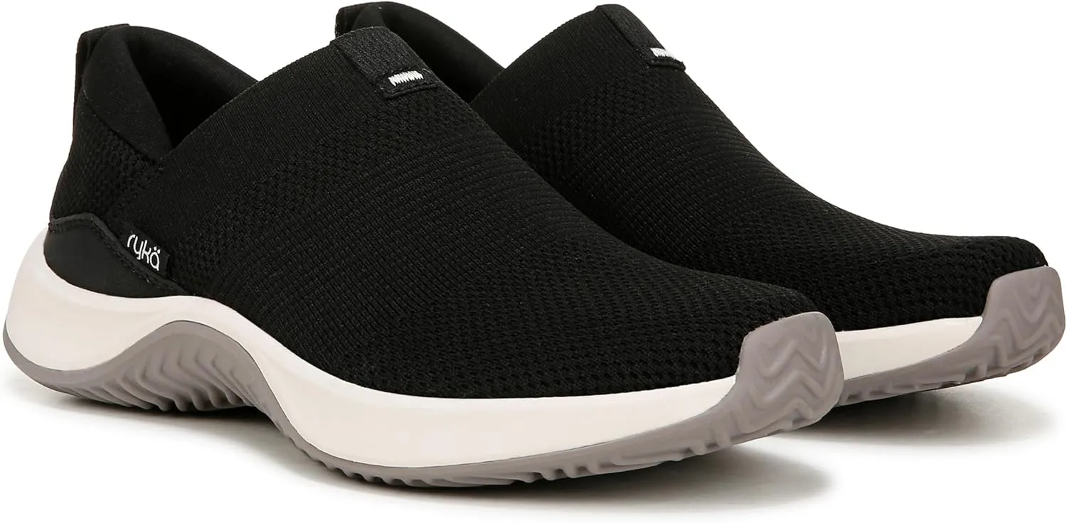 Ryka Womens Encore Knit Slip On Sneaker