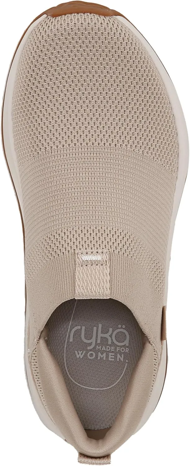 Ryka Womens Encore Knit Slip On Sneaker