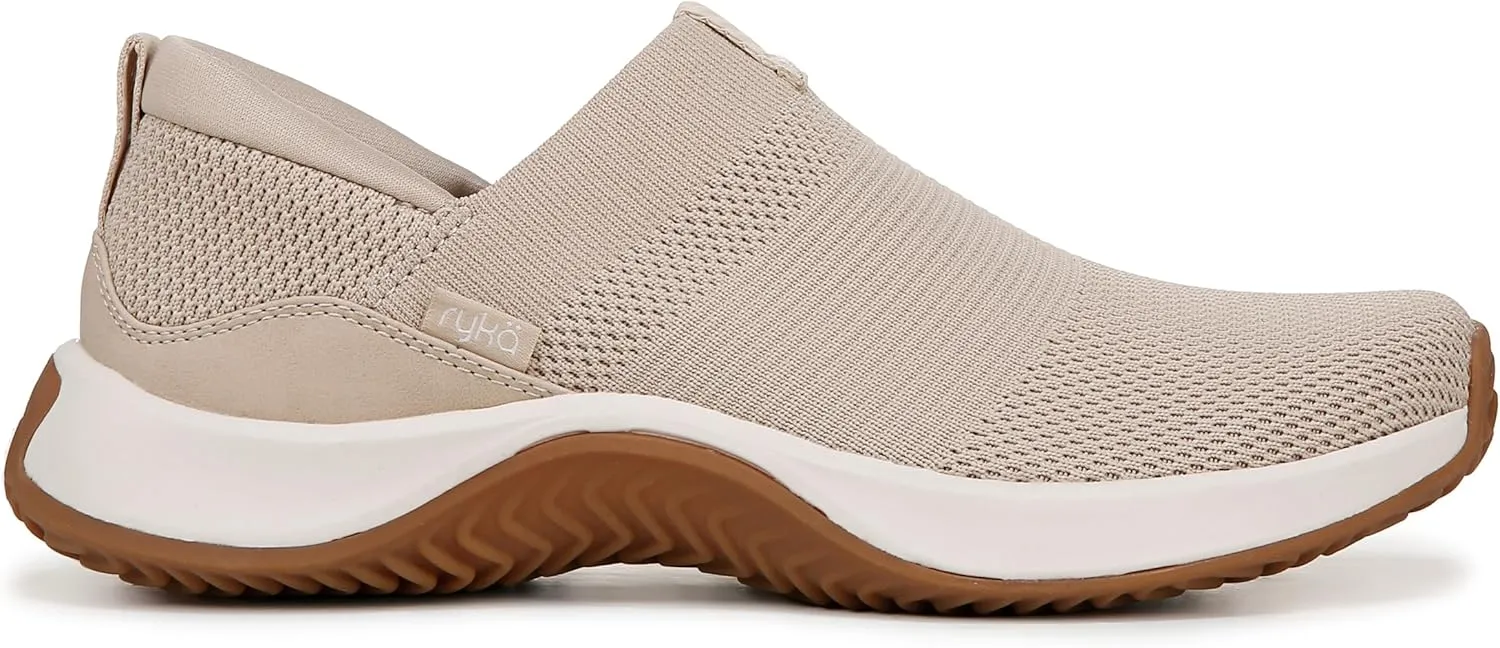 Ryka Womens Encore Knit Slip On Sneaker