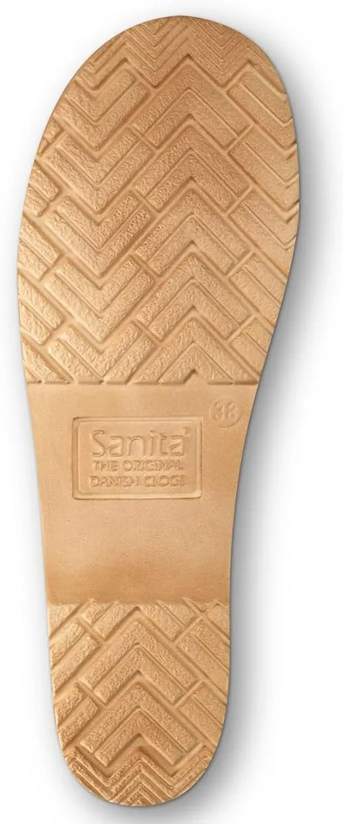 Sanita Ellis Oiled Leather Professional Clogs for Women - Arch Support, Open-Back, Adjustable, APMA-Approved Slip-On Mules