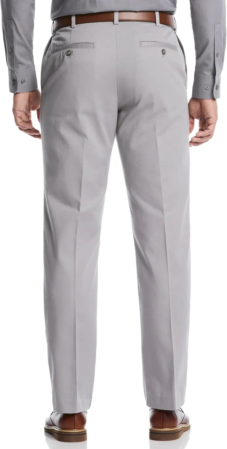 Savane Men's Flat Front Geo Khaki Chino