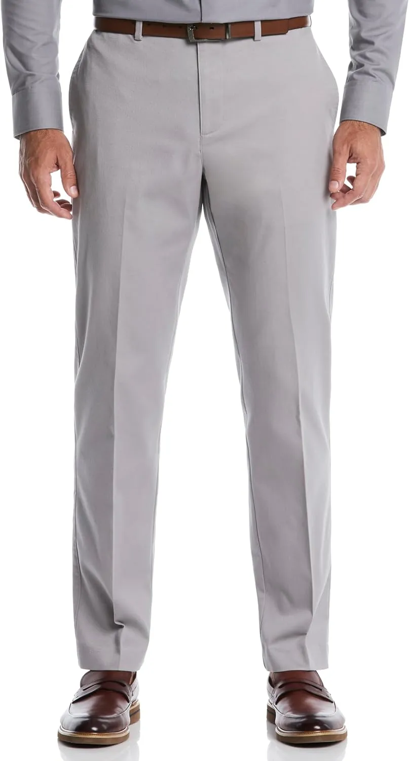 Savane Men's Flat Front Geo Khaki Chino