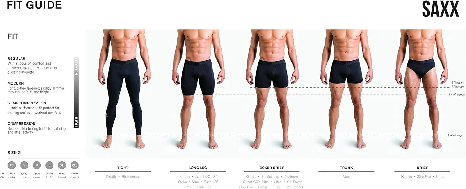 SAXX Underwear Co. Men's Underwear with Pouch Ultra Super Soft Brief Fly 3Pk