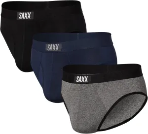 SAXX Underwear Co. Men's Underwear with Pouch Ultra Super Soft Brief Fly 3Pk