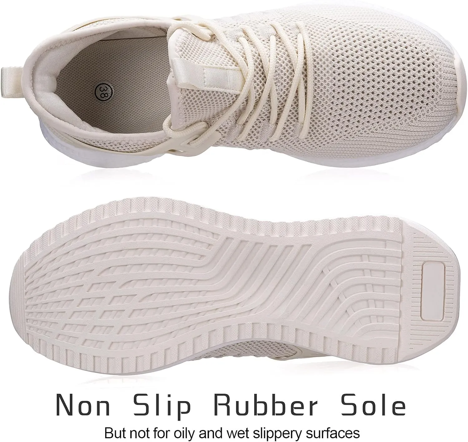 SDolphin Running Shoes Women Sneakers - Comfortable Memory Foam Lightweight Walking Tennis Workout Athletic Shoes