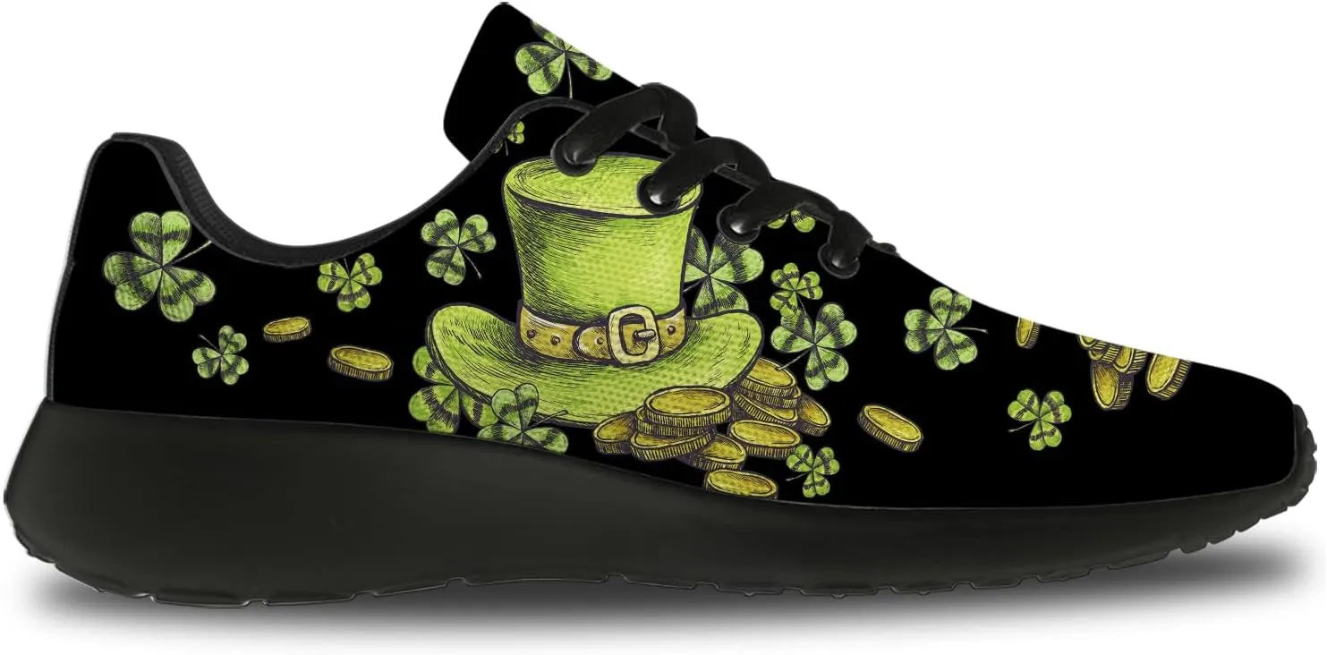 Shamrock Shoes for Men Women Athletic Running Tennis Shoes Walking Gym Sneakers Gifts for Girlfriend Boyfriend