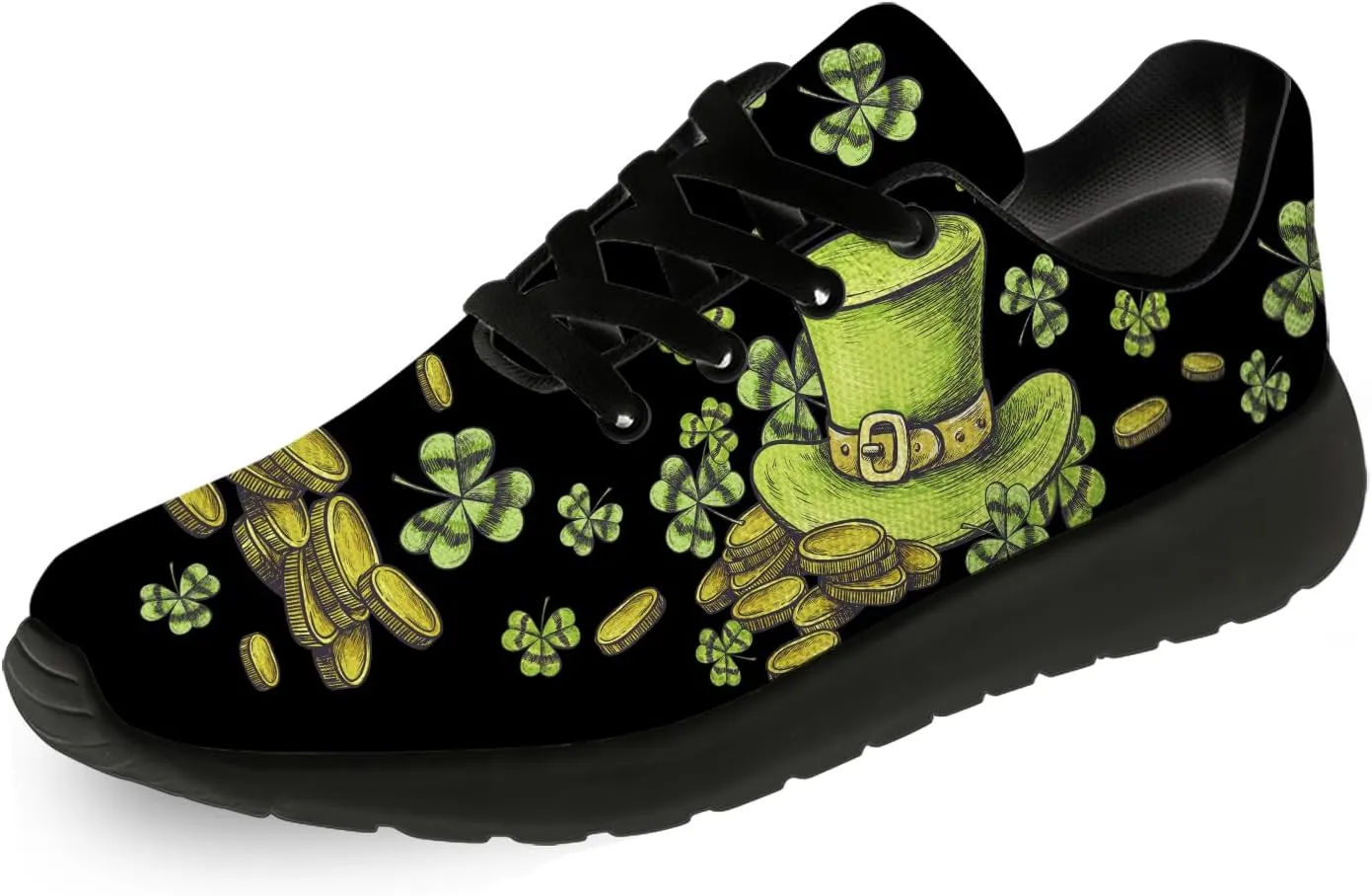 Shamrock Shoes for Men Women Athletic Running Tennis Shoes Walking Gym Sneakers Gifts for Girlfriend Boyfriend