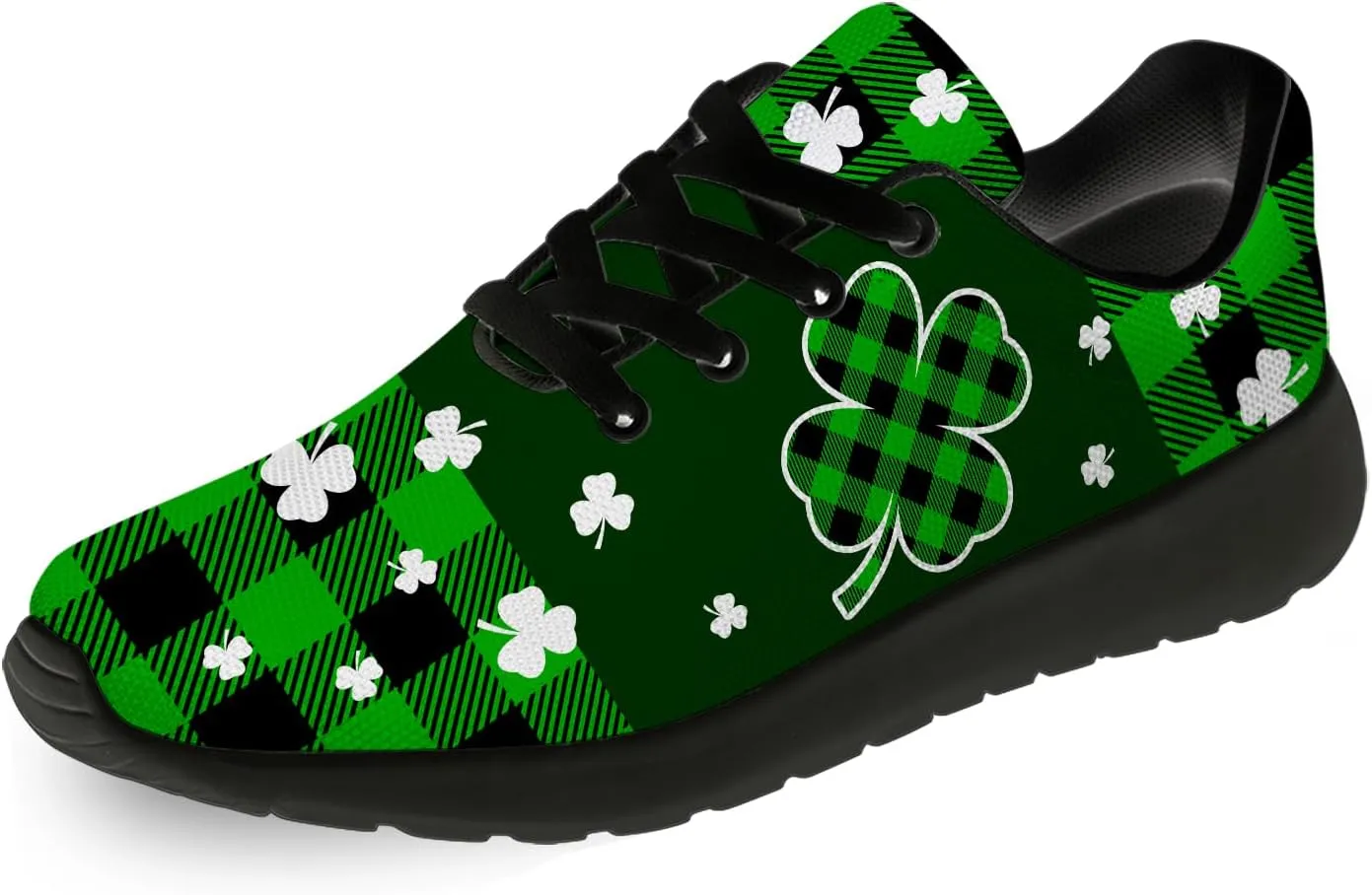 Shamrock Shoes for Men Women Athletic Running Tennis Shoes Walking Gym Sneakers Gifts for Girlfriend Boyfriend