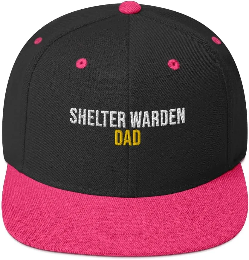 Shelter Warden Dad Hat (Embroidered Snapback Cap) Shelter Warden Apparel