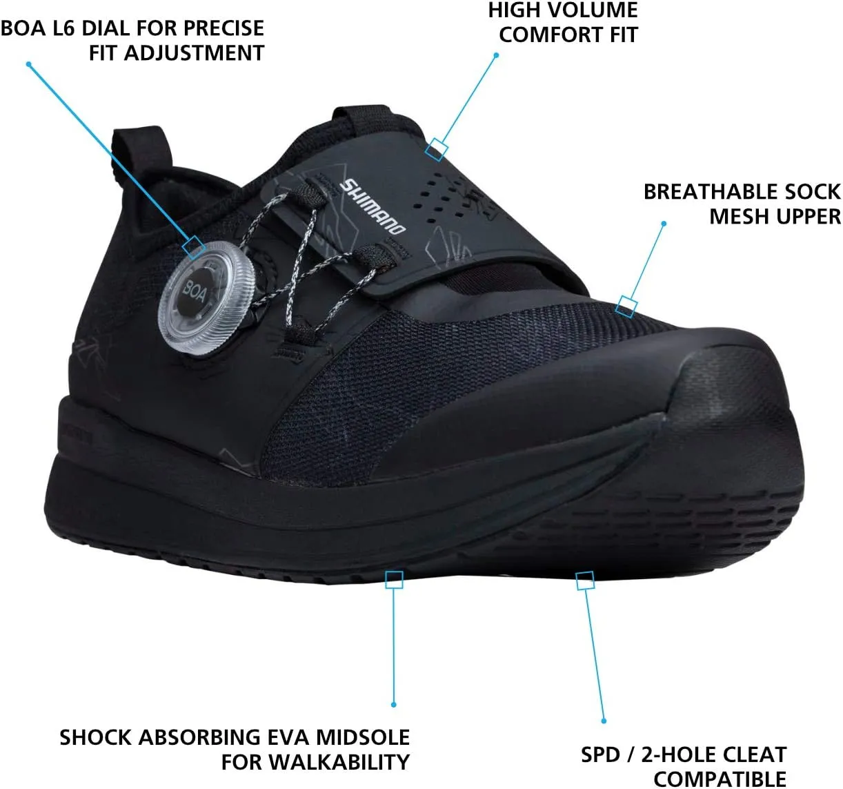SHIMANO SH-IC300 Women's Confidence Inspiring Indoor Cycling Shoe