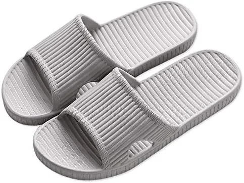 Shower Slippers for Women Men, Quick Drying Lightweight Non Slip Open-toe EVA Travel-friendly Breathable Shoes Slide Slippers for Bathroom,House Slipper,Outdoor