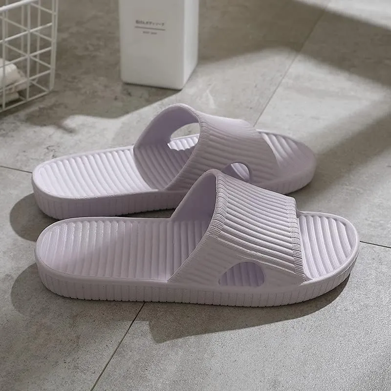 Shower Slippers for Women Men, Quick Drying Lightweight Non Slip Open-toe EVA Travel-friendly Breathable Shoes Slide Slippers for Bathroom,House Slipper,Outdoor