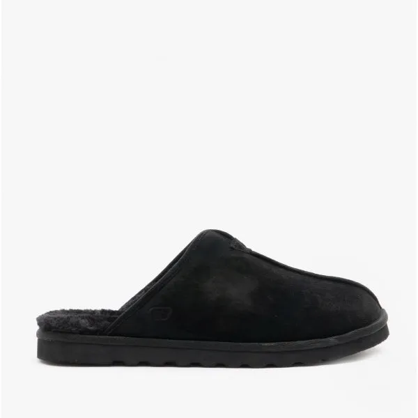 Skechers 66094/BLK RENTEN PALCO Mens Mule Slippers Black