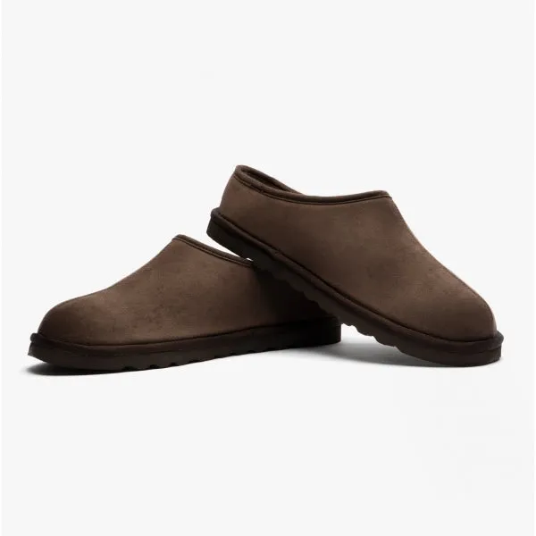 Skechers 66095/CHOC RENTEN LEMATO Mens Mule Slippers Chocolate