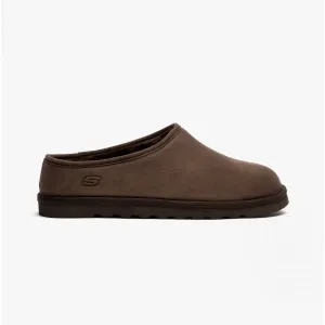 Skechers 66095/CHOC RENTEN LEMATO Mens Mule Slippers Chocolate