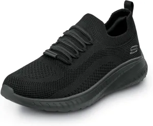 Skechers Work Emma Knit, Women's, Soft Toe, EH, MaxTrax Slip Resistant, Slip On, Low Athletic, Work Shoe