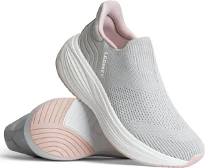 Slip On Shoes Women Go Walk Platform Tennis Walking Sock Sneakers Flex Hands Free Slip in Zapatos para Mujer Grey