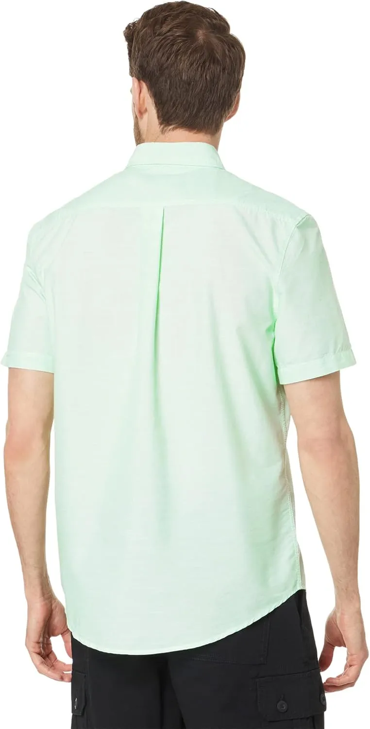Slub Woven Polo Shirt