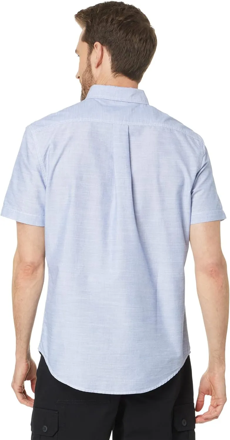 Slub Woven Polo Shirt