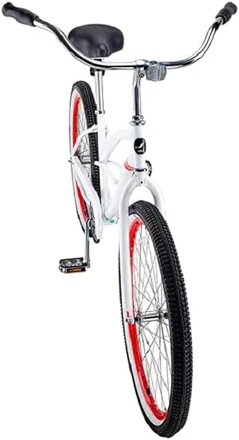 Solé Bicycles Coastal Cruiser Step Over and Coastal Cruiser Step Through Beach Cruiser Bike, Multiple Colors, Multiple Styles
