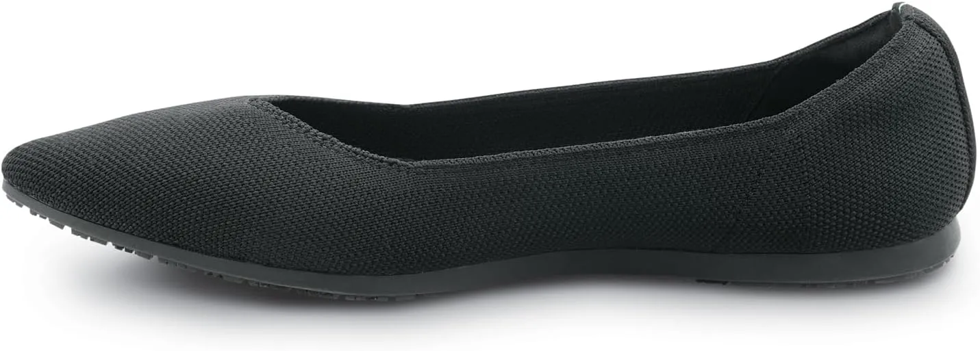 SR Max Albright, Women's, MaxTrax Slip Resistant, Soft Toe, Dress Flat, Work Shoe