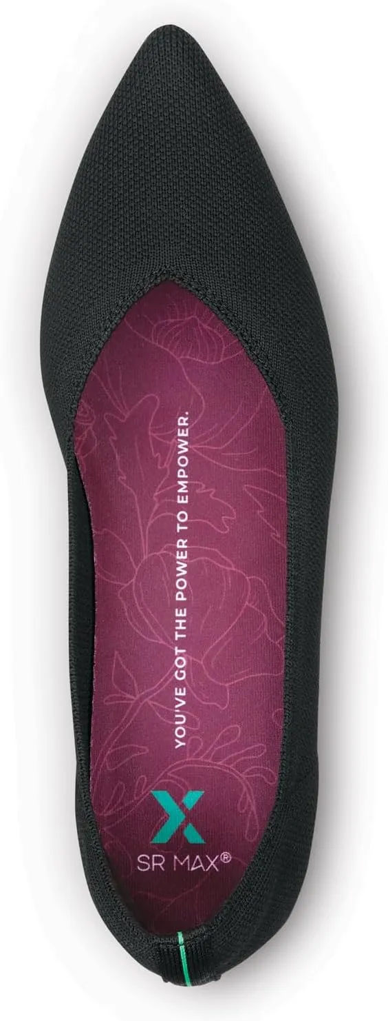 SR Max Albright, Women's, MaxTrax Slip Resistant, Soft Toe, Dress Flat, Work Shoe