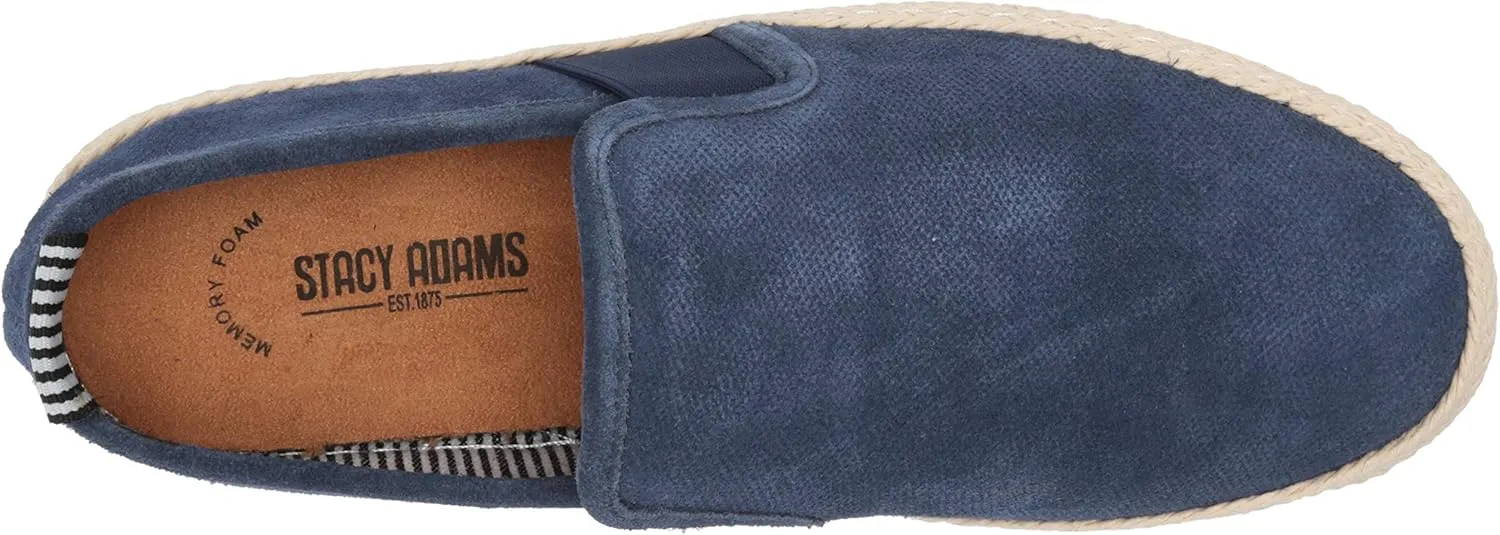 STACY ADAMS Men's Nino Slip-on Espadrille Loafer
