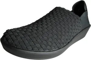 Steven by Steve Madden Womens Dessa Woven Fabric Slip On Loafers