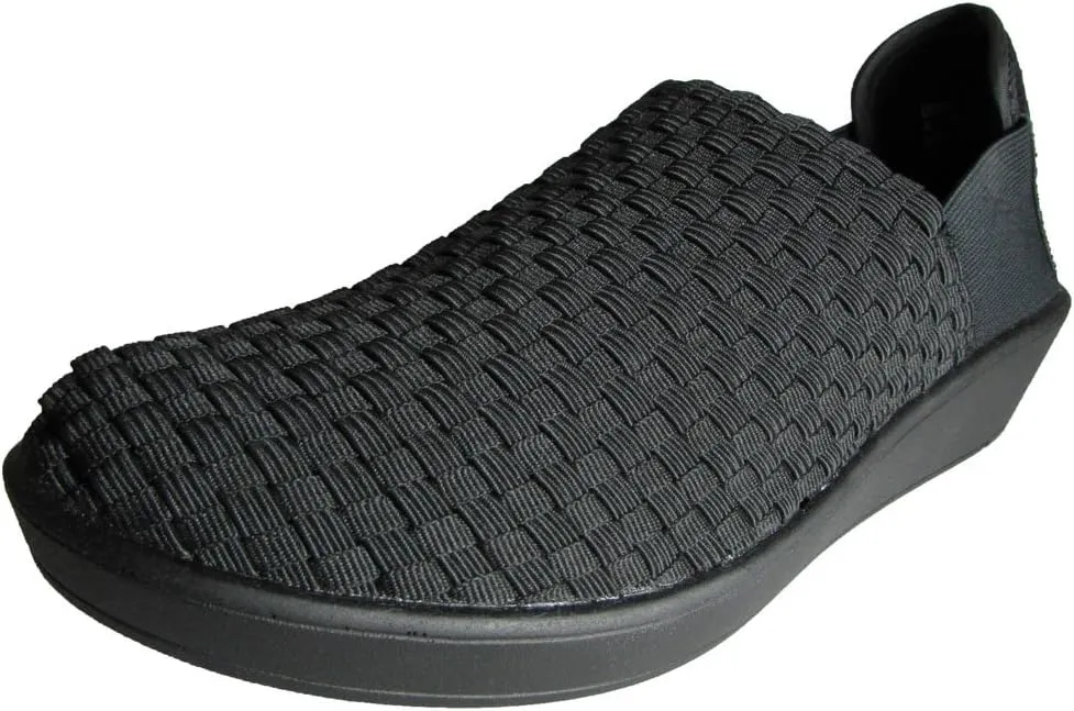 Steven by Steve Madden Womens Dessa Woven Fabric Slip On Loafers