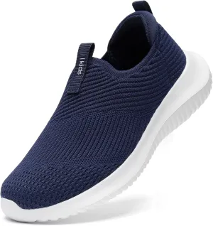STQ Kids Shoes Girls Boys Lightweight Slip on Walking Sneakers