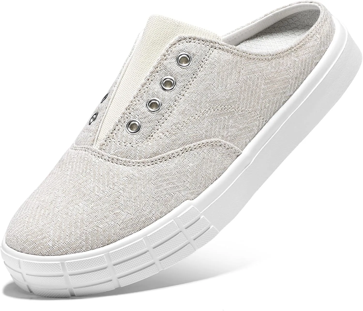 STQ Slip On Orthopedic Wide Shoes丨Lightweight Women Backless Casual Plantar Fasciitis Relief Mule Sneakers