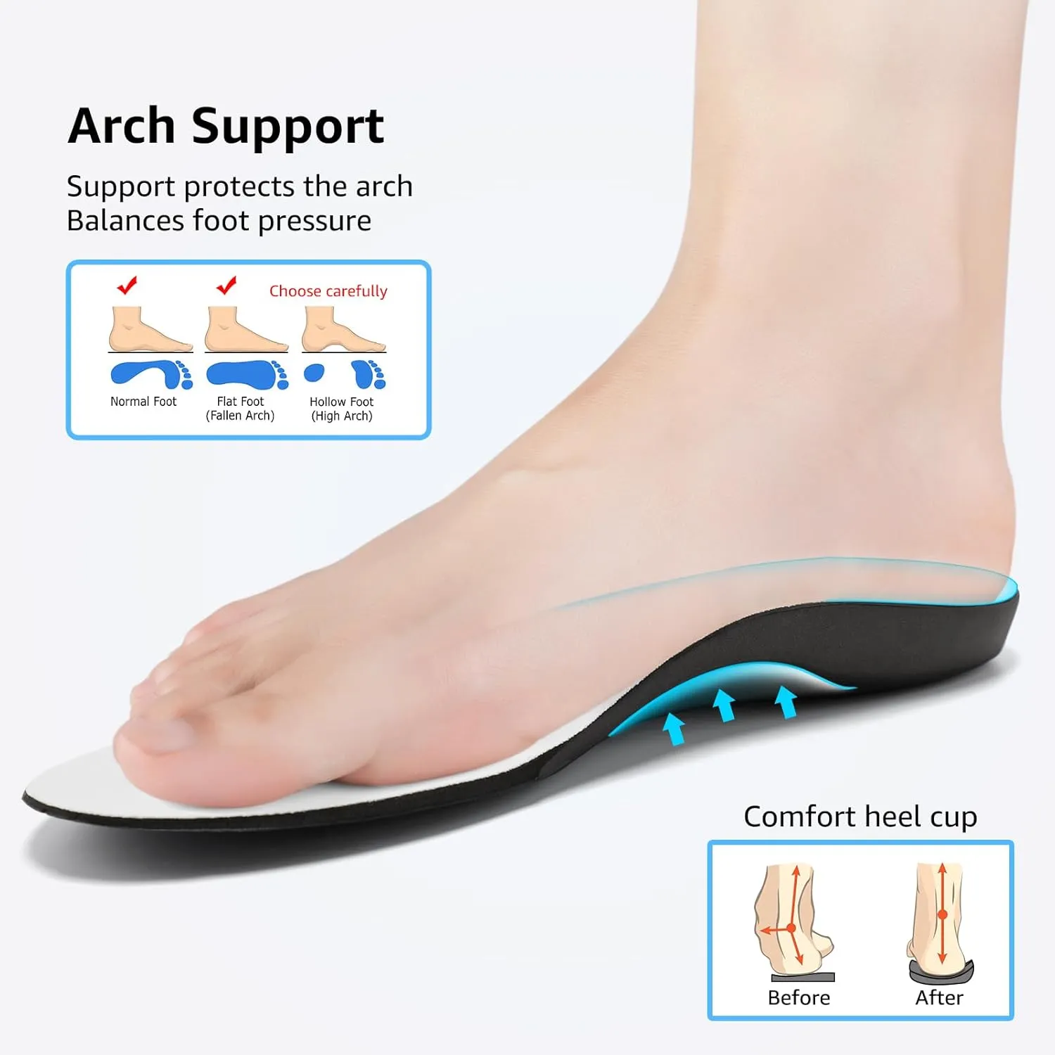 STQ Slip on Shoes Women, Orthpedic Low Top Casual Canvas Shoes with Arch Support Insole