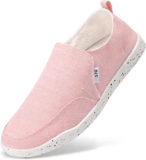 STQ Slip on Shoes Women, Orthpedic Low Top Casual Canvas Shoes with Arch Support Insole